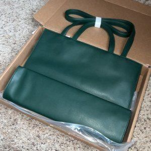 Telfar medium green tote bag shopping bag handbag